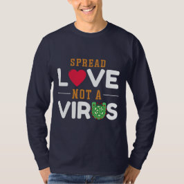 Spread kärlek nota virus Basic Långärmad T-Shirt