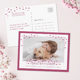 SPREAD KÄRLEK OCH KINDNESS Valentine Helg Vykort