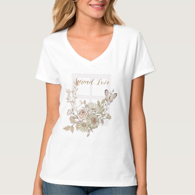 Spread Kärlek T-Shirt (Framsida)