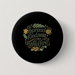Spread Kindness - Positive Affirmation-etikett Knapp