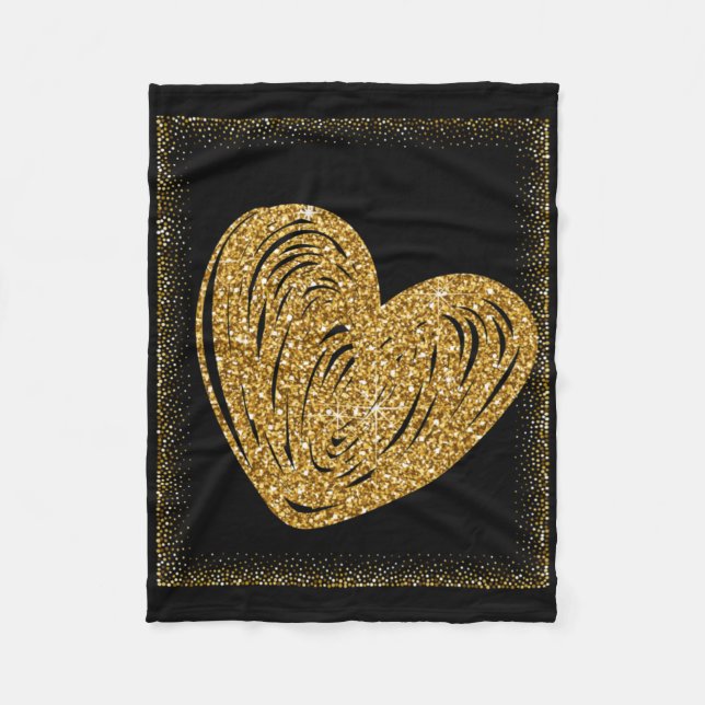 Spread Kindness som Glitter-fästare Fleecefilt (Framsidan)