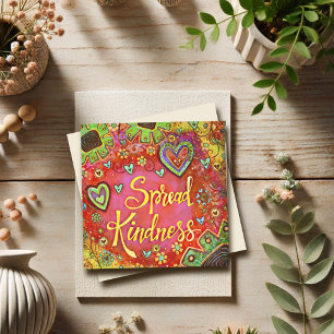 Spread Kindness-Söt uppmuntrar till inspiritivitet