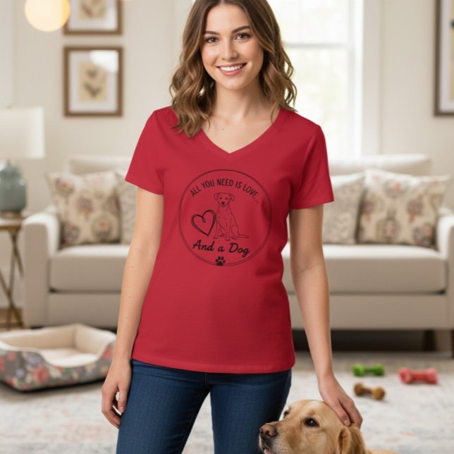 Spread love and dog appreciation with this charmin t shirt (Skapare uppladdad)