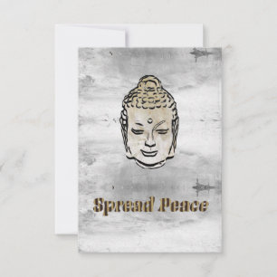 Spread Peace Buddha Tack Kort