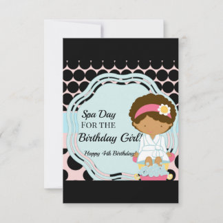 Spreadag, födelsedagsinbjudan tack kort