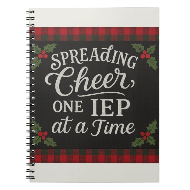 Spreading Cheer, One IEP at a Time Anteckningsbok (Framsidan)