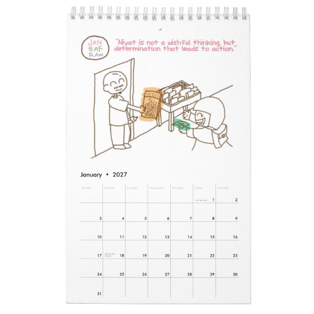 SpreadSalam kalender 2013 (Jan 2027)