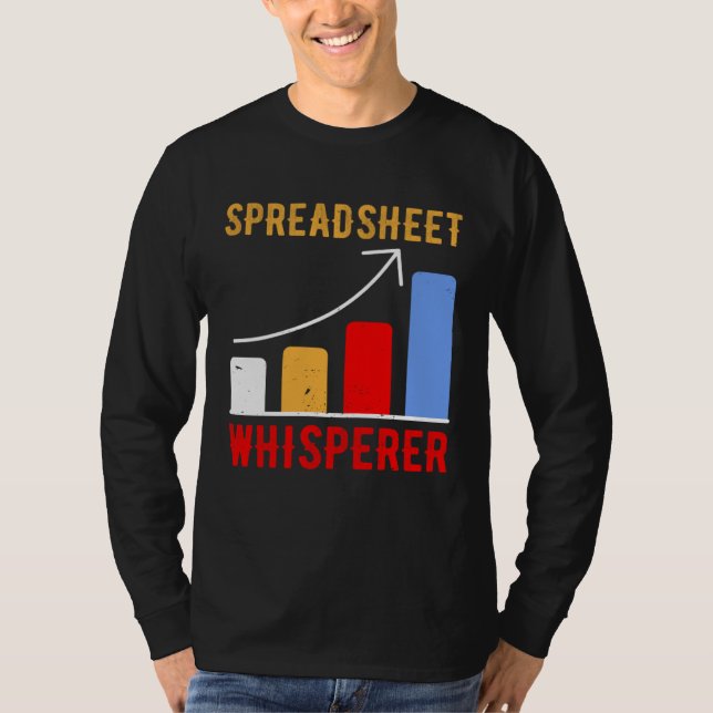 Spreadsheet Whisperer Actuaries Data Science Stats T Shirt (Framsida)