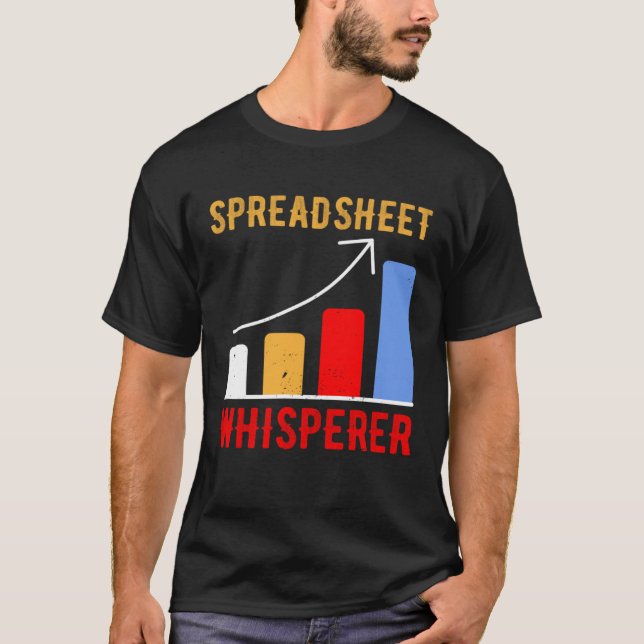 Spreadsheet Whisperer Actuaries Data Science Stats T Shirt (Framsida)