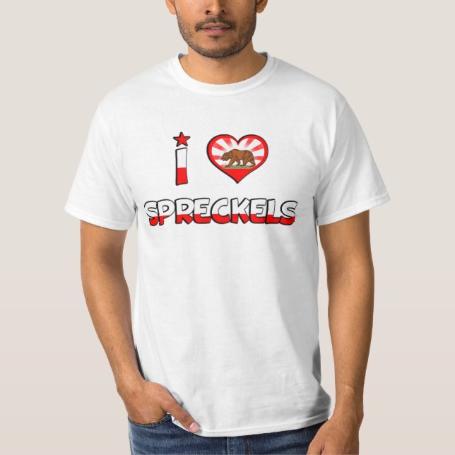 Spreckels CA T-shirt (Framsida)