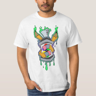SPREJ KAN GRAFITTI RITA 2012 SKOLAR TÅGKONST T-SHIRT