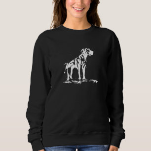 Spreja eller stencil av Great dane eller T Shirt