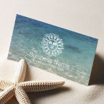 Sprejställ av typen Spa-Logotyp i Vintage Sol Visitkort<br><div class="desc">Spray Tan Vintage Sol Spa Logotyp Elegant Beach-Affärskort.</div>