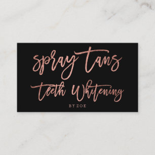 Sprejtunna tänder logotyp ro typografi svart visitkort