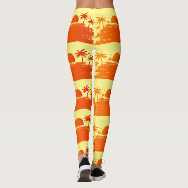Sprestigning - solnedgång Thunder_Cove Leggings (Baksida)