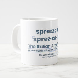 SPREZZATURA: DEN ITALIENSKA MODEKONSTEN-BlueDenim Jumbo Mugg