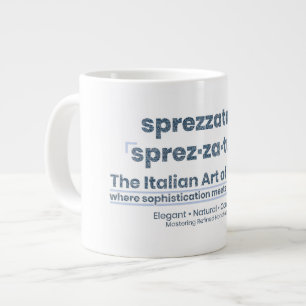 SPREZZATURA: DEN ITALIENSKA MODEKONSTEN-BlueDenim Jumbo Mugg