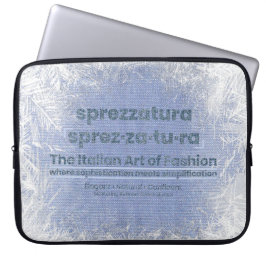 SPREZZATURA: DEN ITALIENSKA MODEKONSTEN-BlueDenim Laptop Fodral