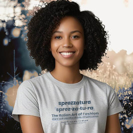 SPREZZATURA: DEN ITALIENSKA MODEKONSTEN-BlueDenim T Shirt