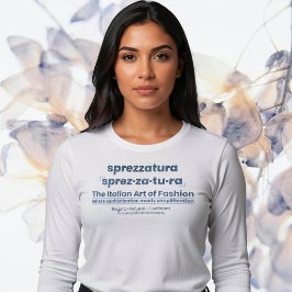 SPREZZATURA: DEN ITALIENSKA MODEKONSTEN-BlueDenim T Shirt