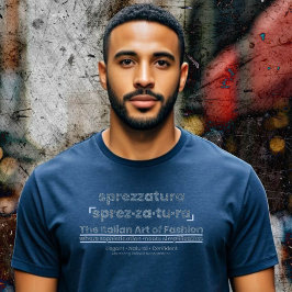 SPREZZATURA: DEN ITALIENSKA MODEKONSTEN-BlueDenim T Shirt
