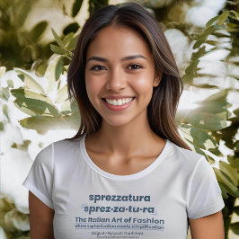 SPREZZATURA: DEN ITALIENSKA MODEKONSTEN-DenimArt T Shirt