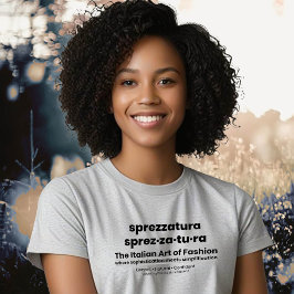 SPREZZATURA: DEN ITALIENSKA MODEN-BlackDenim T Shirt