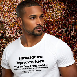 SPREZZATURA: DEN ITALIENSKA MODEN-BlackDenim T Shirt
