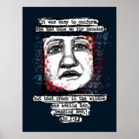 Spricka i fönstret Poster väggkonst