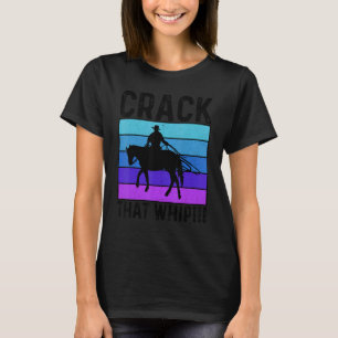 Spricka på hästdjuret vid Riding Equestrian Horse T Shirt