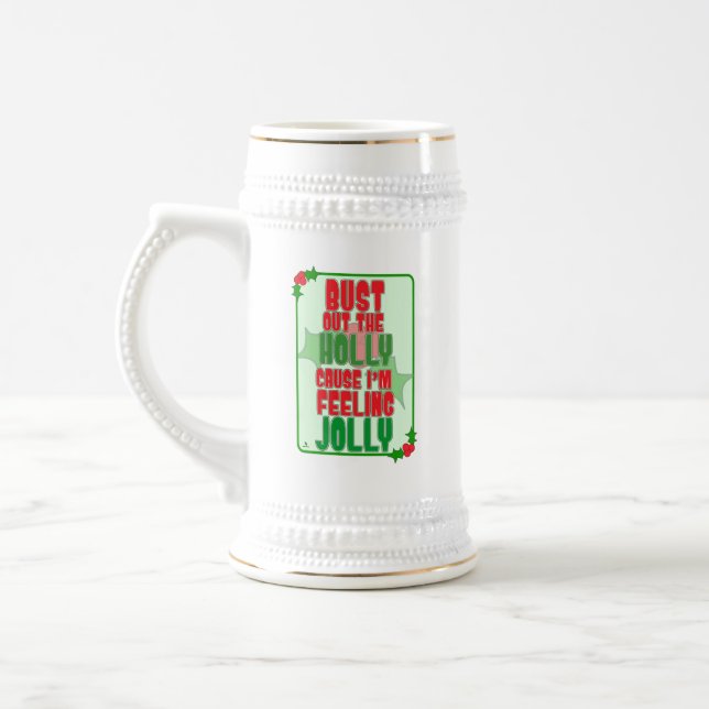 Spricka Ut Holly Feeling Jolly Julglädje Design Sejdel (Vänster)