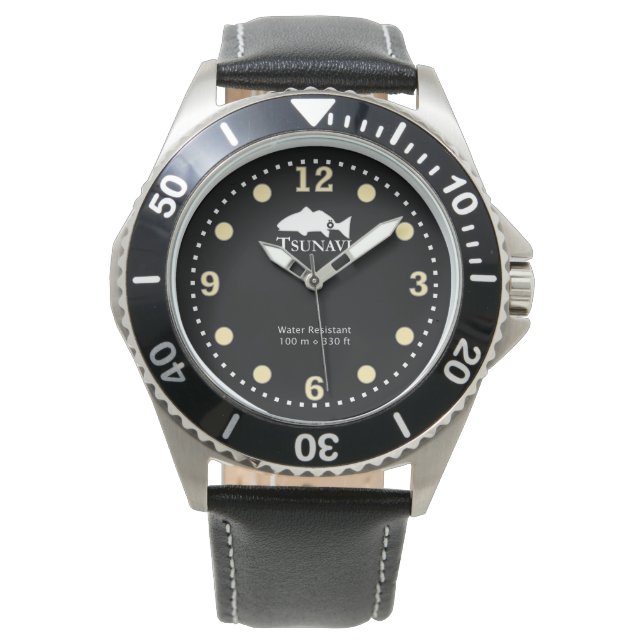 Sprickad Eagle Ray Dive-klocka Armbandsur (Framsida)