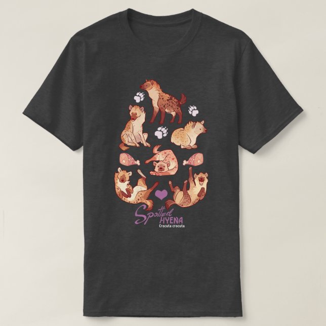Sprickad hyena t shirt (Design framsida)