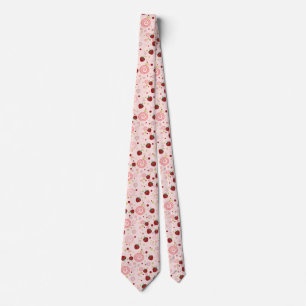 Sprickad jordgubbe Swirl Mönster Slips