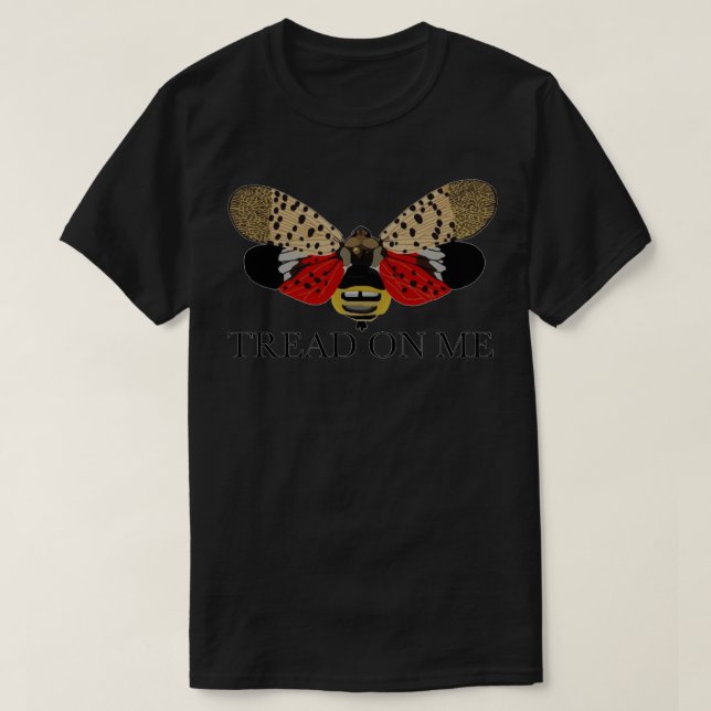 Sprickad landternfly 1 t shirt (Design framsida)