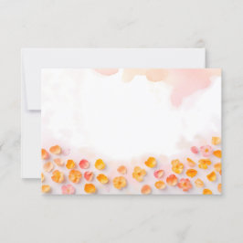 Sprickad Petals-bakgrund Inbjudningar