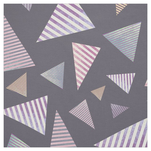 Sprickad triangles Fabric Tyg (Provkarta)