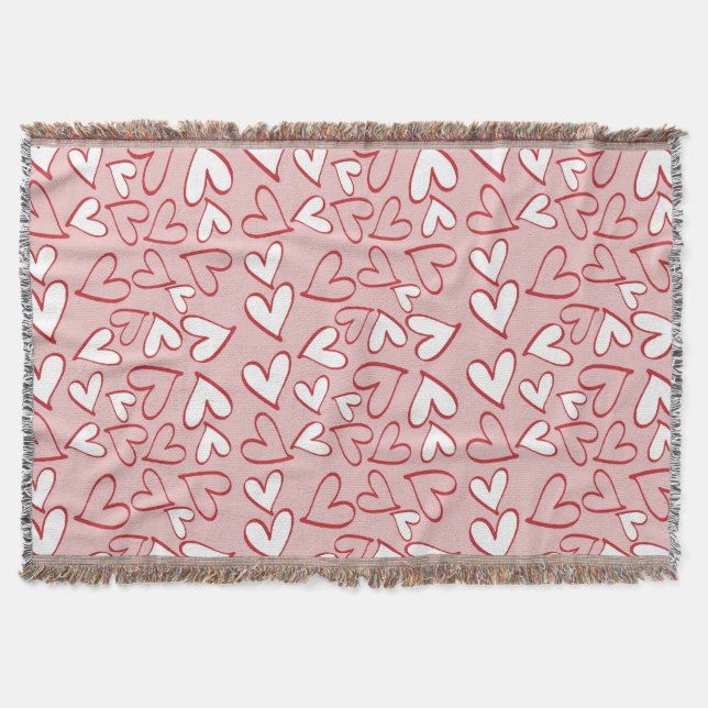 Sprickade hörn Mönster Throw Blanket Mysfilt (Framsidan)