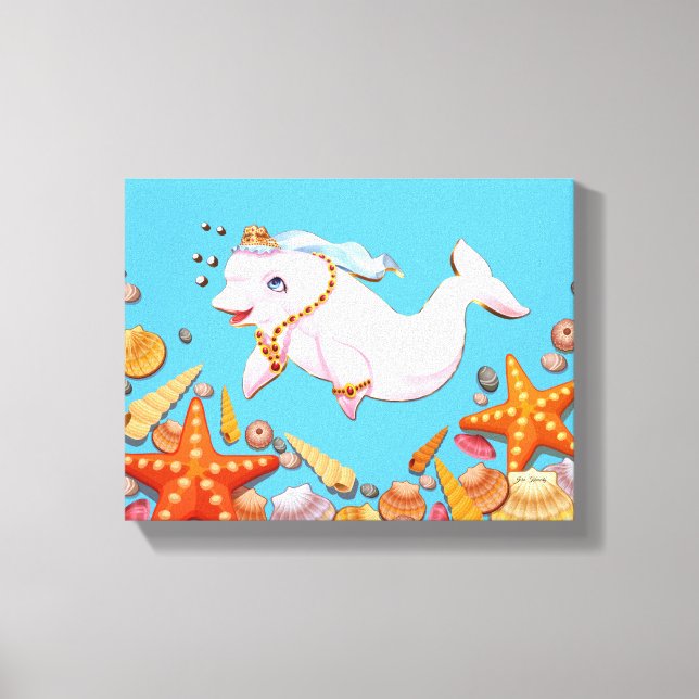 Sprickade Kanvastryck till havs (Framsida)