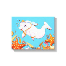 Sprickade Kanvastryck till havs