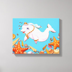 Sprickade Kanvastryck till havs