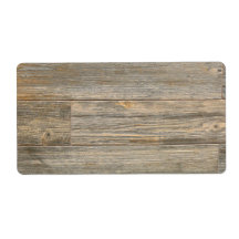 Sprickade lätta plankor av rostfritt trä