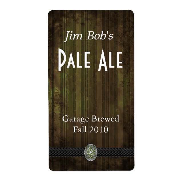 Sprickade Oliv grönt boskapsetiketter Fraktsedel (Framsidan)