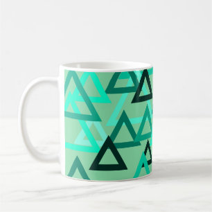 Sprickade trianglar kaffemugg