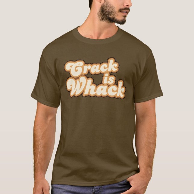 Sprickan är WhackT-tröja Tee Shirt (Framsida)
