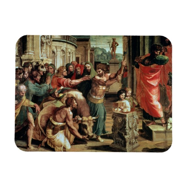 Sprickan i Lystra (tecknaden för Sistine C Magnet (Horisontell)