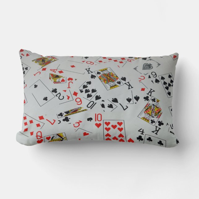 Sprickat kort, Lumbar Cushion. Lumbarkudde (Framsida)