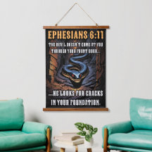 Sprickor i din grundval Efesierbrevet 6:11