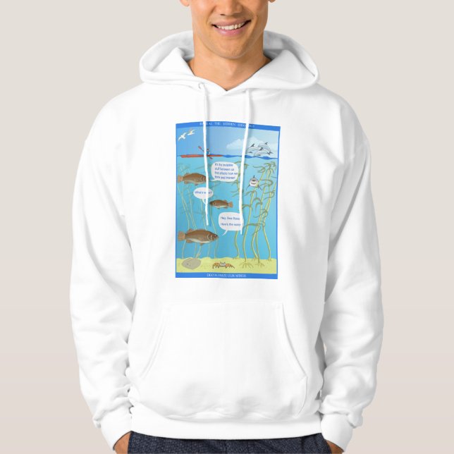 Sprickor i världen - Hur är vattnet? -  Hoodie (Framsida)
