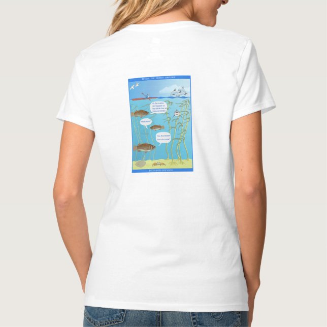 Sprickor i världen - Hur är vattnet? -  T Shirt (Baksida)